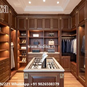 Stylish Wardrobe Design with Modern Texture No-6347