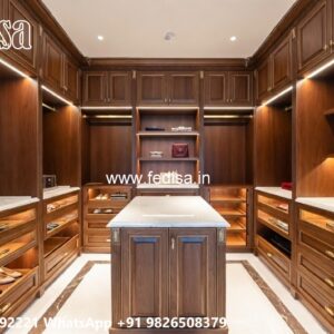 Luxury Wardrobe Design for Spacious Bedrooms No-6351