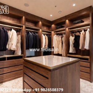 Wardrobe Design with Stylish Handle Details No-6359