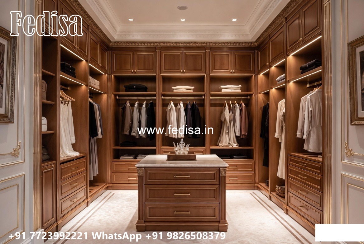 Functional Wooden Wardrobe Design Inspiration No-6366