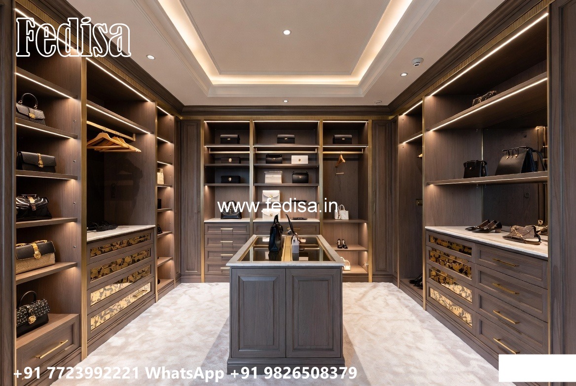 Luxury Wardrobe Design with Contemporary Style No-6377