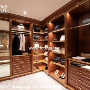 Modern Wardrobe Design with Rich Finishes No-6384