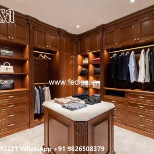 Wooden Wardrobe Design with Luxury Appeal No-6387