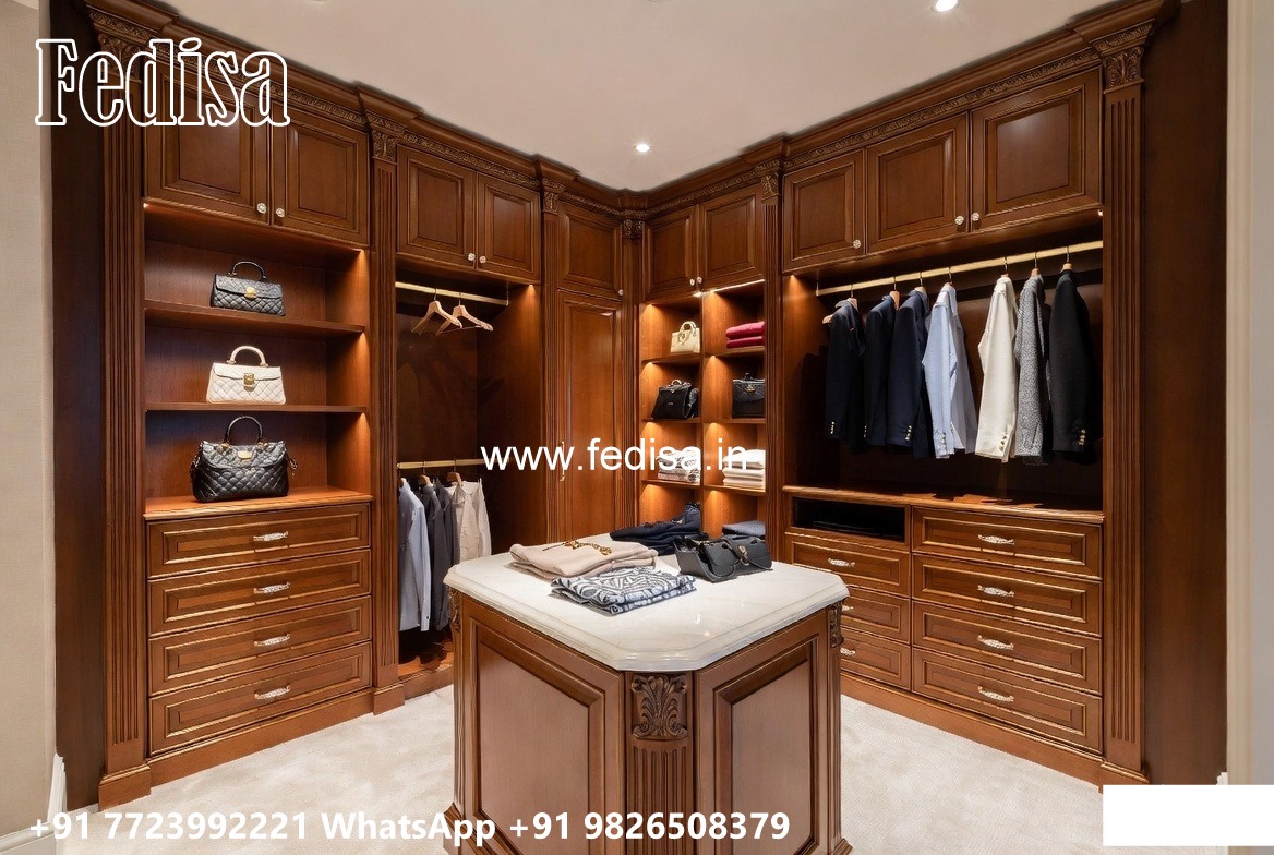 Wooden Wardrobe Design with Luxury Appeal No-6387