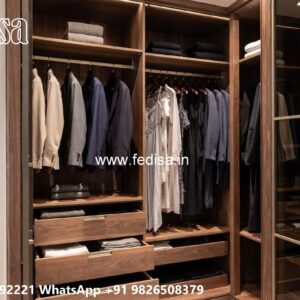 Premium Wardrobe Design with Modern Storage No-6390