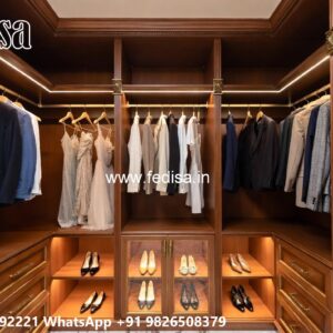 Designer Wardrobe Design with Mirror Finish No-6401