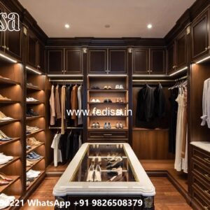 Elegant Wardrobe Design with Sliding Doors No-6408