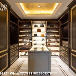 Modern Wardrobe Design with Sleek Storage No-6410
