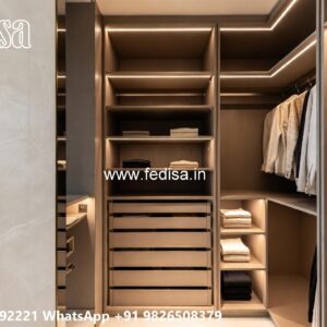 Stylish Wardrobe Design with Luxury Decor No-6431