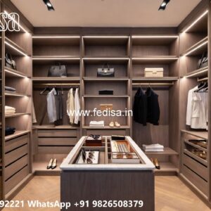 Modern Wardrobe Design with Custom Features No-6442
