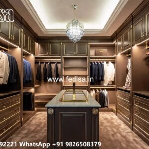 Elegant Wardrobe Design with Sleek Finish No-6444