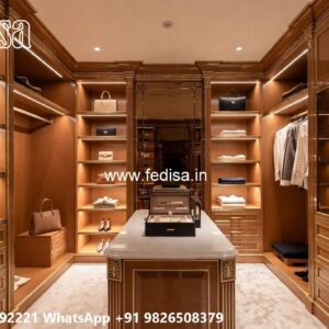 Elegant Wardrobe Design with Hidden Compartments No-6454