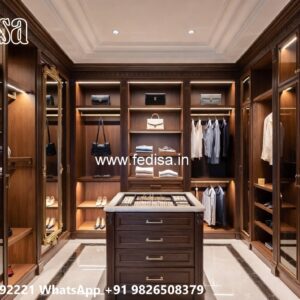 Premium Wooden Wardrobe Design Concepts No-6456