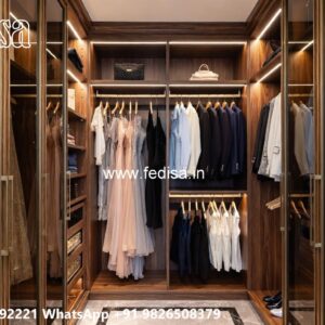 Contemporary Wardrobe Design with Elegant Lines No-6481