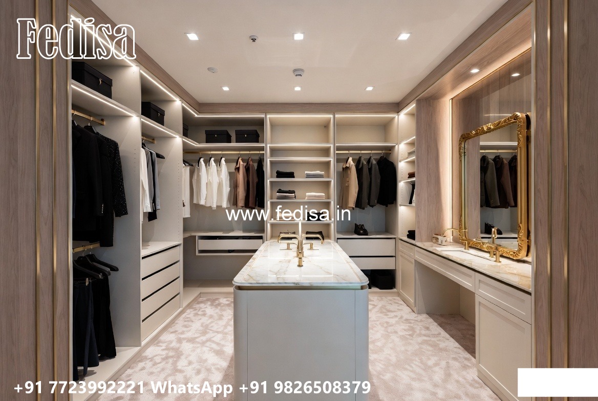 Luxury Wardrobe Design with Smart Shelving No-6487