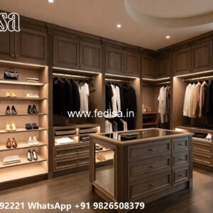 Elegant Wardrobe Design with Contemporary Appeal No-6496