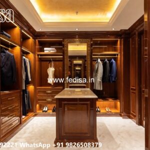 Modern Wardrobe Design with Hidden Lighting No-6511