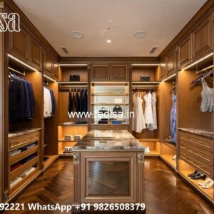 Luxury Wardrobe Design with Functional Layout No-6513