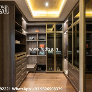 Contemporary Wardrobe Design with Smart Features No-6515