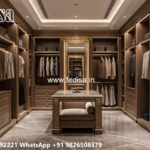 Stylish Wardrobe Design for Modern Villas No-6518