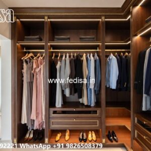 Luxury Wardrobe Design with Sophisticated Decor No-6526
