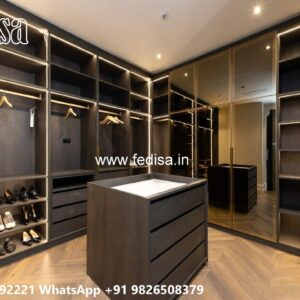 Contemporary Wardrobe Design with Sleek Doors No-6538