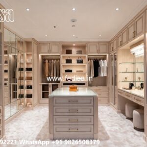 Smart Wardrobe Design with Elegant Interiors No-6560
