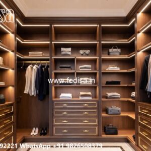 Elegant Wardrobe Design with Modern Storage Solutions No-6565