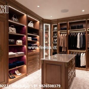 Stylish Wardrobe Design with Contemporary Storage No-6577