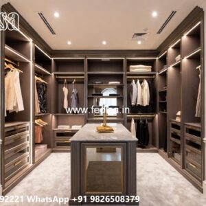 Stylish Wardrobe Design for Luxury Apartments No-6585
