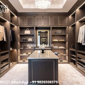 Beautiful Wardrobe Design with Contemporary Finish No-6587