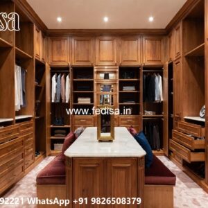 Elegant Wooden Wardrobe Design for Modern Homes No-6588