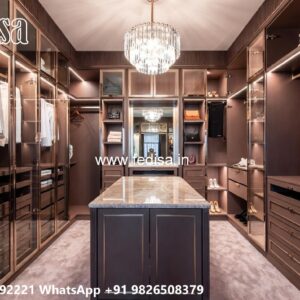 Classic Wardrobe Design with Mirror Doors No-6902