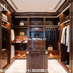 Handcrafted Wooden Wardrobe Design Inspiration No-6910
