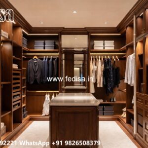 Classic Wardrobe Design with Decorative Panels No-6912
