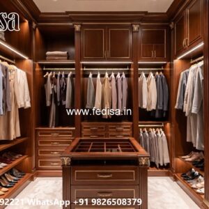 Classic Wardrobe Design with Premium Wood No-6939