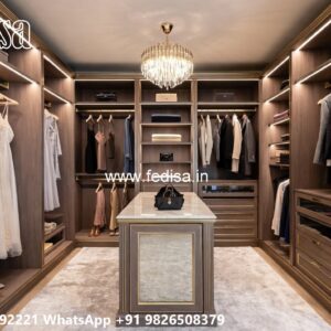 Classic Wardrobe Design with Artistic Carvings No-6944