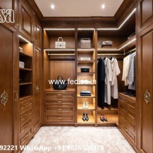 Elegant Wooden Closet Design Trends No-6953