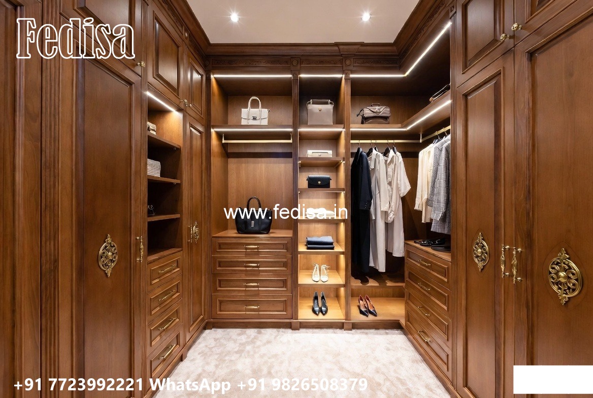 Elegant Wooden Closet Design Trends No-6953