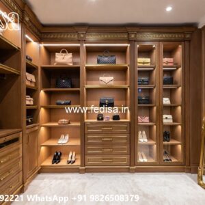 Elegant Closet Design with Classic Details No-6970
