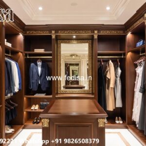 Royal Wardrobe Design with Premium Wood No-7004
