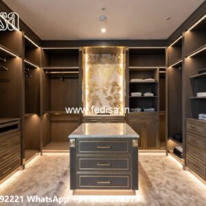 Vintage Wooden Wardrobe with Elegant Finish No-7011