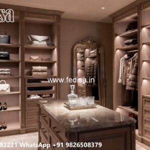 Traditional Wardrobe Design with Elegant Storage No-7017