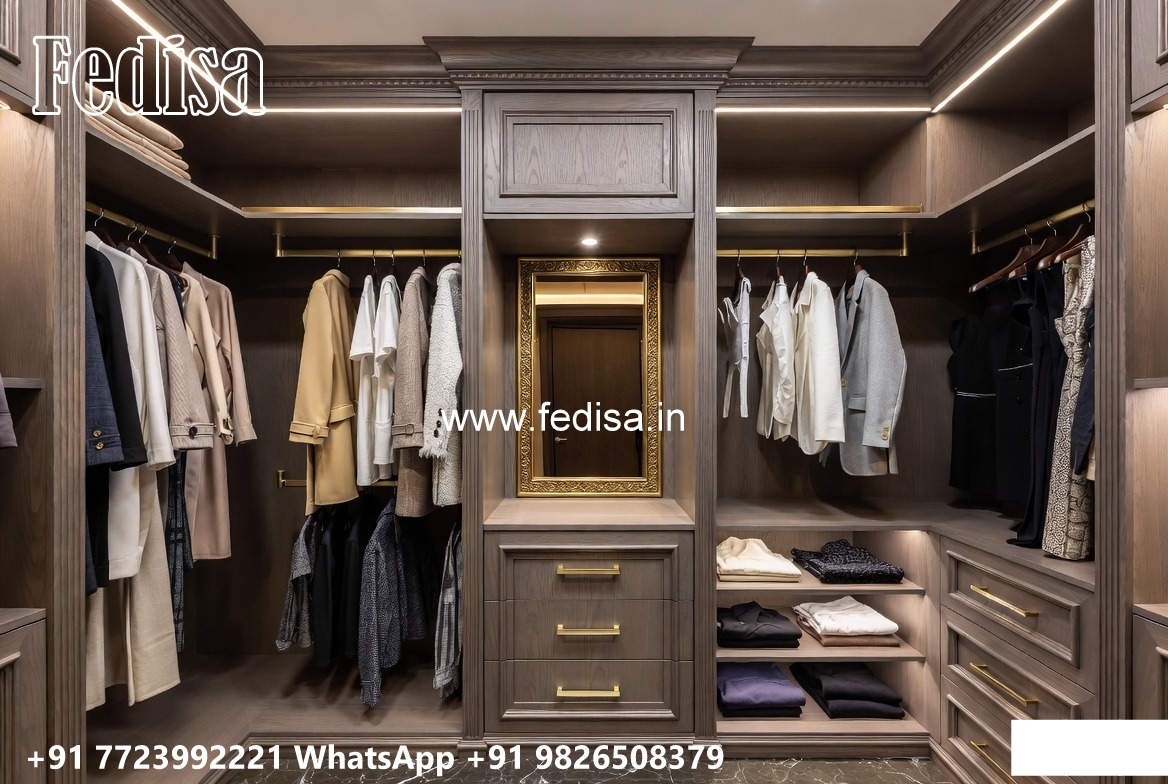 Elegant Wardrobe Design with Handcrafted Beauty No-7021