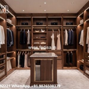 Classic Wooden Wardrobe with Elegant Decor No-7024