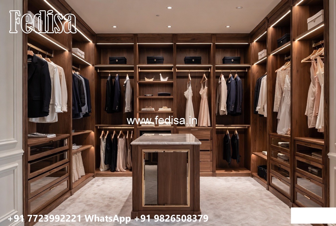 Classic Wooden Wardrobe with Elegant Decor No-7024