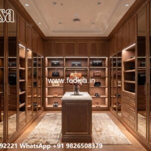 Classic Wardrobe Design with Artistic Finish No-7027
