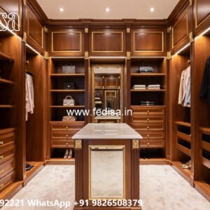 Classic Wardrobe Design with Decorative Accents No-7031