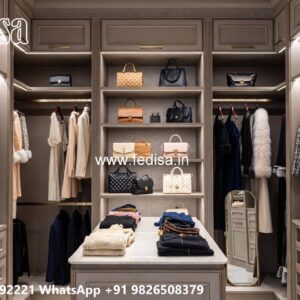 Traditional Wooden Wardrobe with Elegant Touch No-7032
