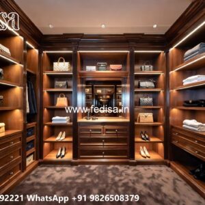 Elegant Bedroom Wardrobe with Classic Appeal No-7034